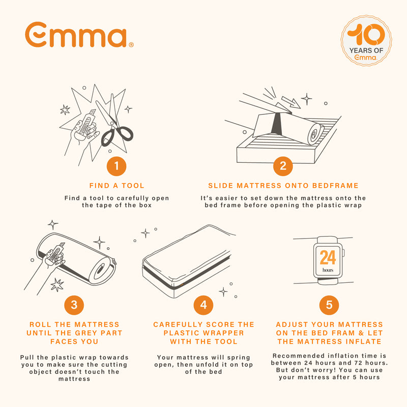 Emma Diamond Spring Free Deluxe Mattress