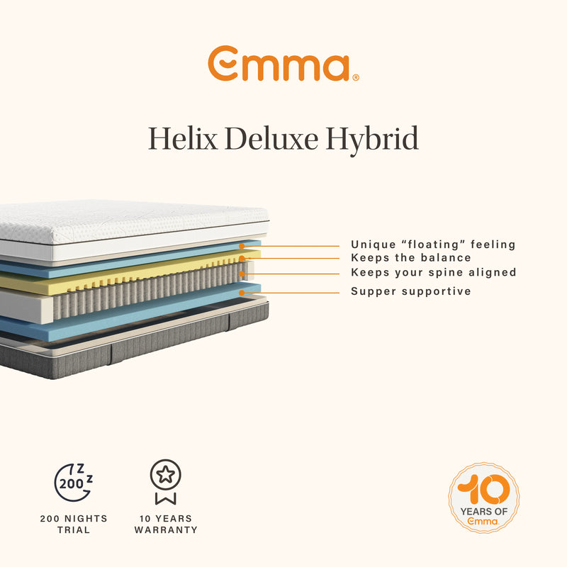 Emma Helix Hybrid Deluxe Mattress