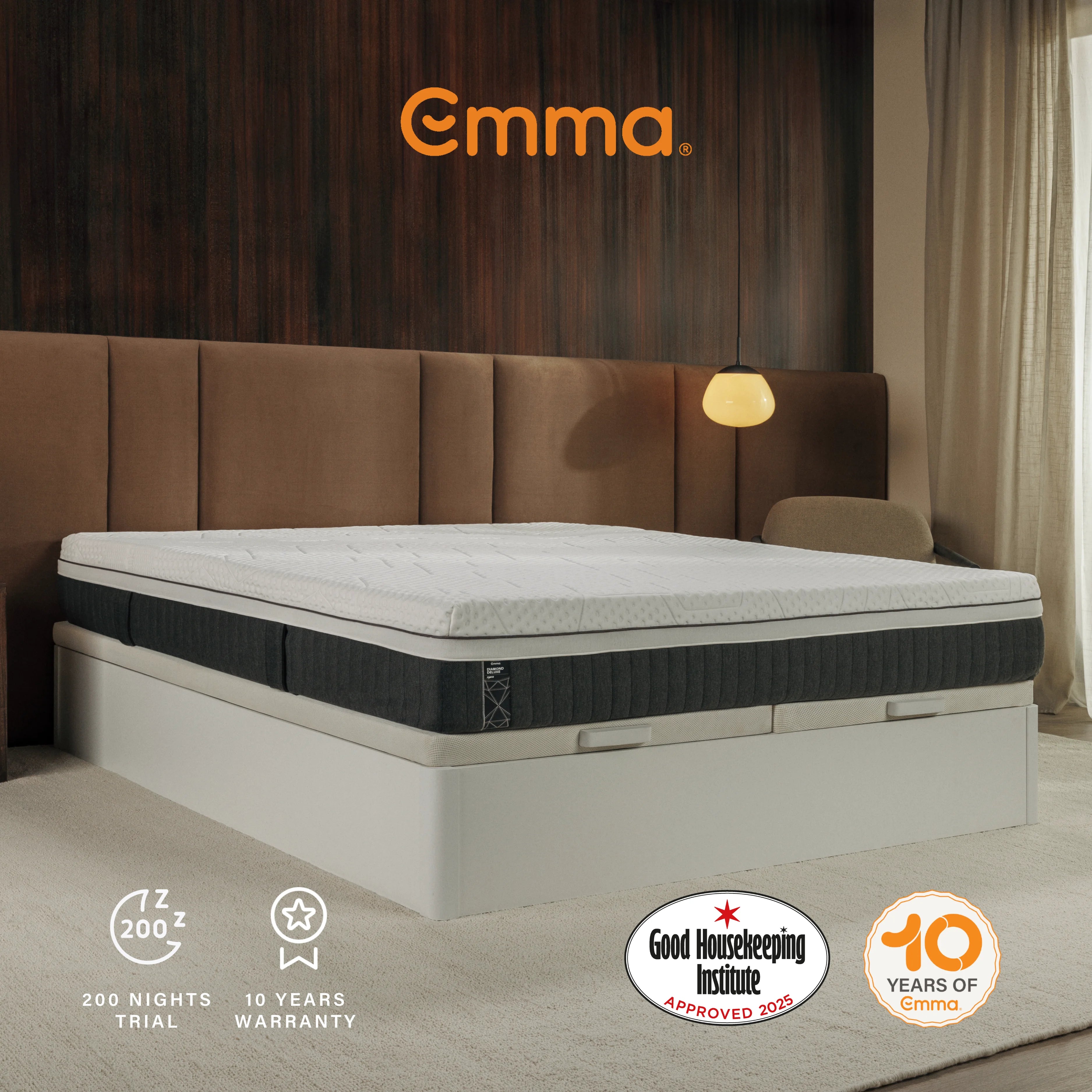 Emma Diamond Hybrid Deluxe Mattress – Hunters Furniture Emma Diamond Hybrid Deluxe Mattress – Hunters Furniture