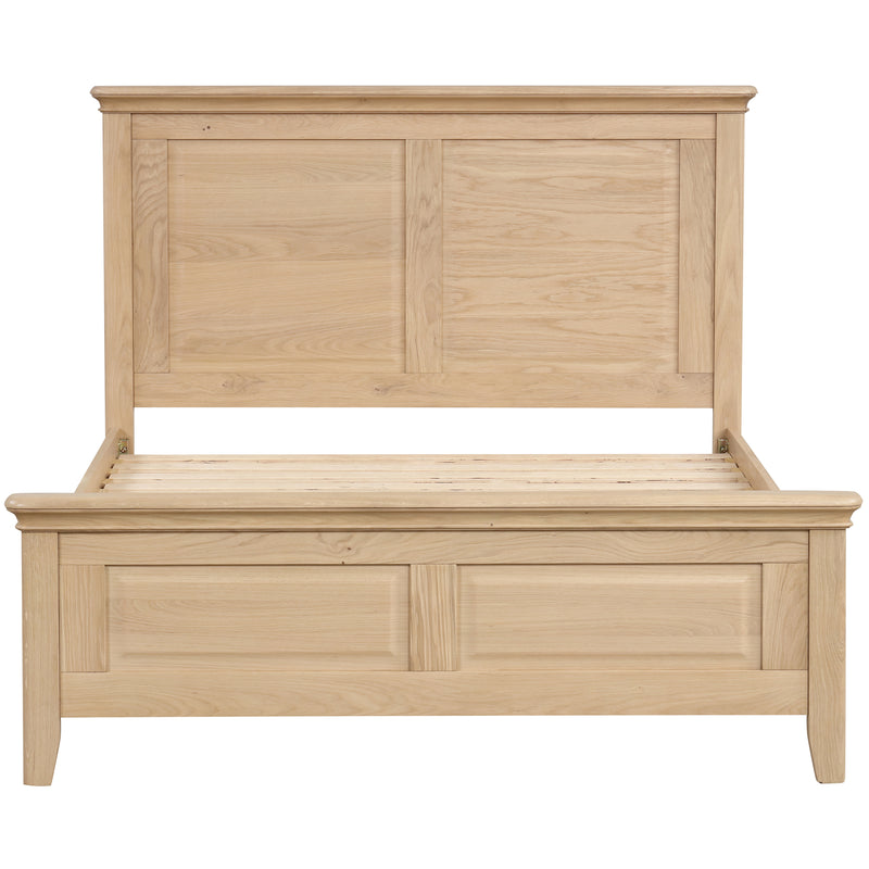 Cromford Oak High Foot End Panel Double Bed