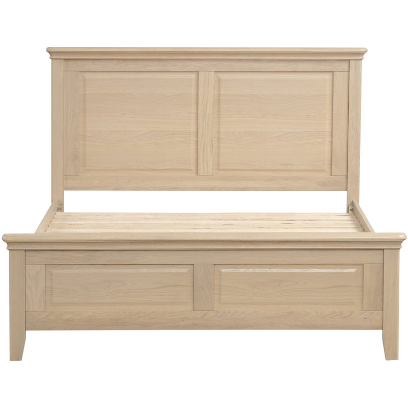 Cromford Oak High Foot End Kingsize Bed