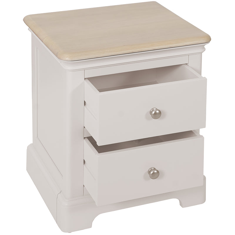 Cromford Painted 2 Drawer Bedside