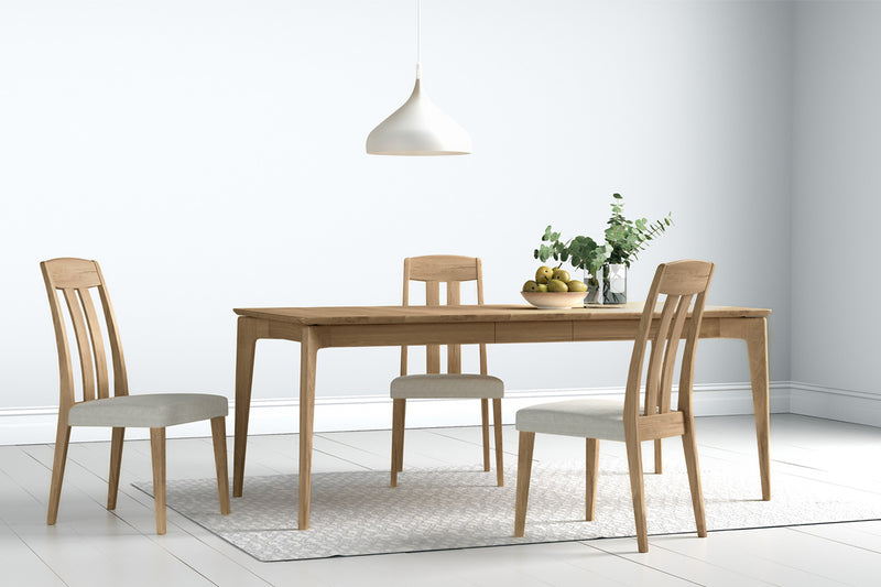 Evelyn Extending Dining Table 2000cm available at Hunters Furniture Derby