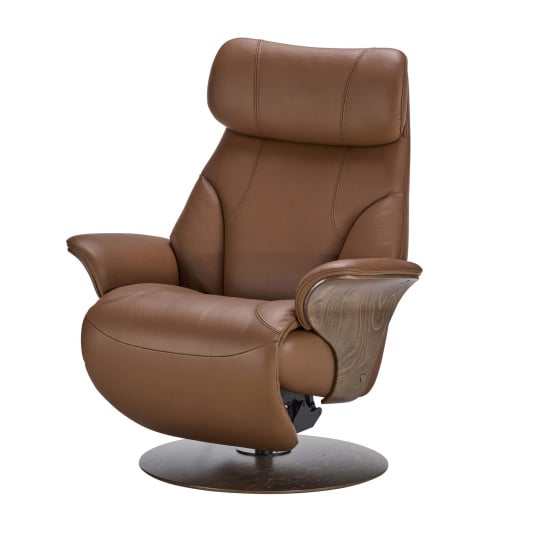 Stressless Adam Leather Recliner Chair in Valero Leather
