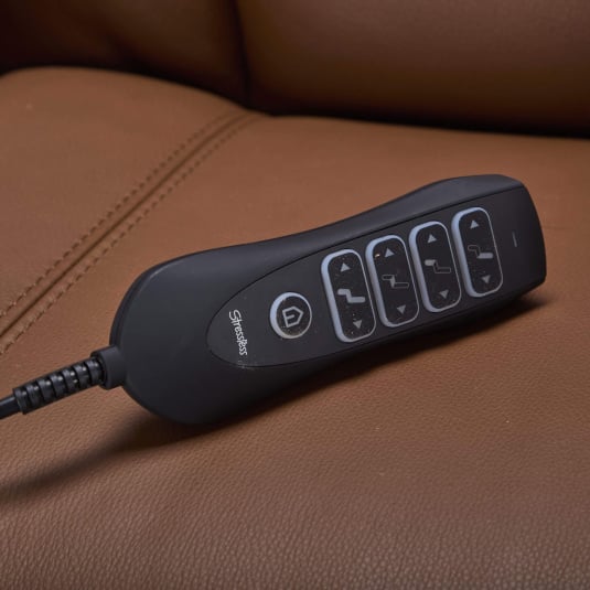 Stressless Adam Leather Recliner Chair in Valero Leather