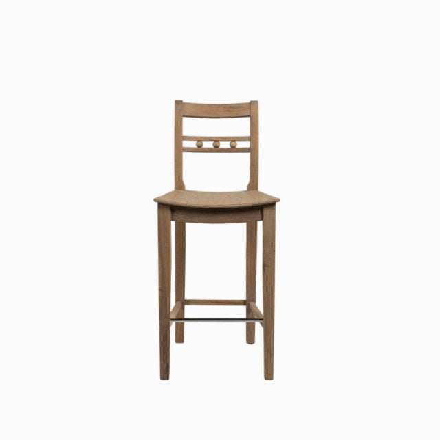 Neptune Suffolk Seasoned Oak Bar Stool