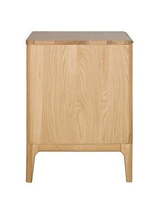 Ercol Rimini 3 Drawer Bedside Cabinet available at Hunters Furniture Derby