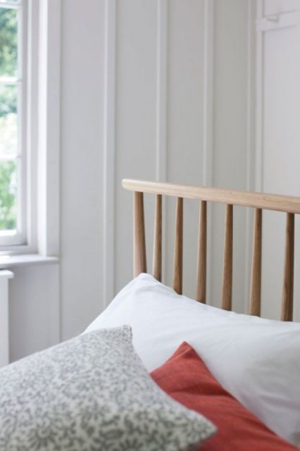 Ercol Teramo Oak Bedframe available at Hunters Furniture Derby