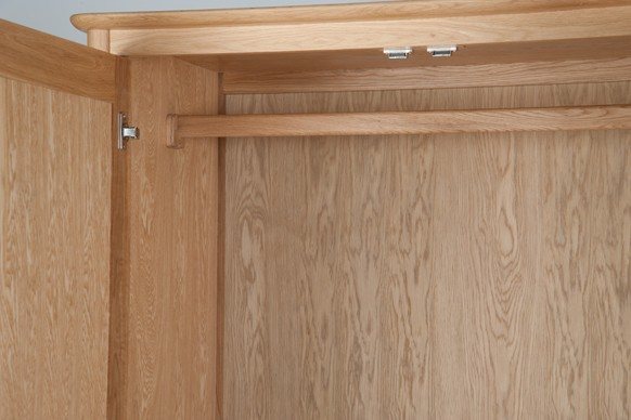 Ercol Teramo 2 Door Wardrobe available at Hunters Furniture Derby