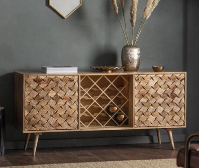 Gallery Sumac Sideboard With Wine Rack