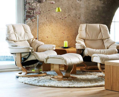 Stressless Reno Classic Chair With Footstool, available in other colours 