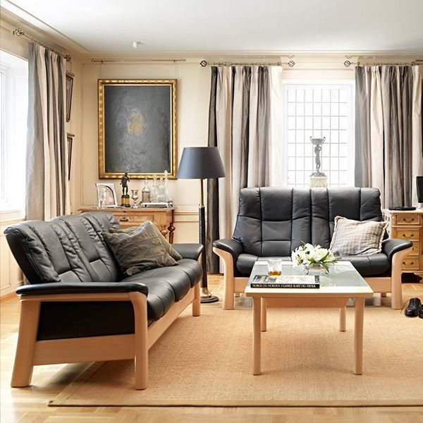 Stressless Buckingham Seater High Back Sofa - Main Image