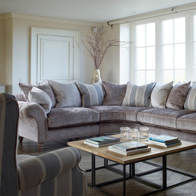 Elizabeth 1 + 1 Seater Corner Sofa available at Hunters Furniture Derby