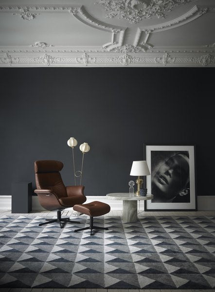 Timeout Stool available in a variety of fabrics at Hunters Furniture Derby