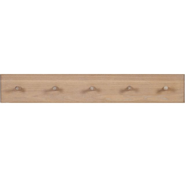 Neptune Wardley Natural Oak 3 Foot Five Hook Coat Rack