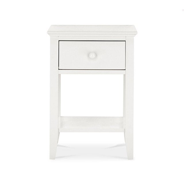 Kara 1 Drawer Nightstand in White
