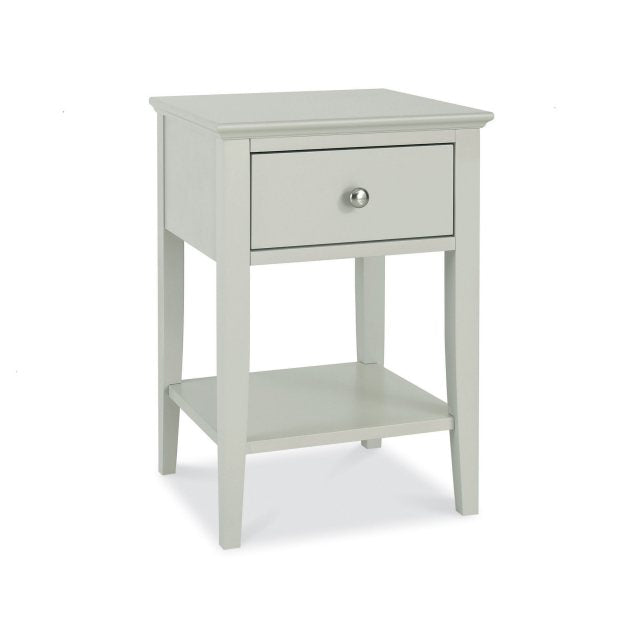 Kara 1 Drawer Nightstand in Cotton