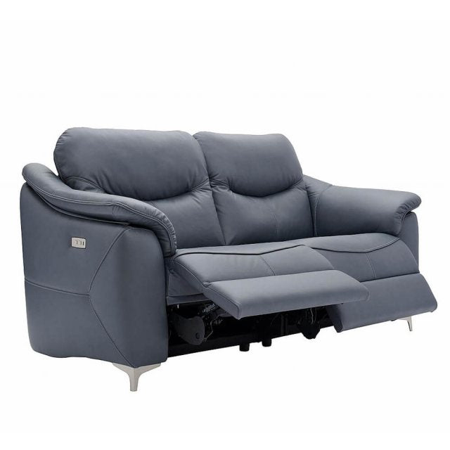 G Plan Jackson 2 Seater Electric Recliner USB Sofa with metal feet