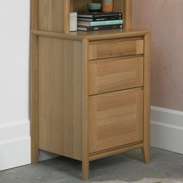 Hertford Oak Filing Cabinet available at Hunters Furniture Derby