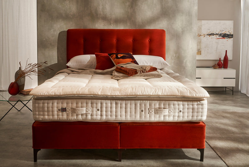 Vispring Heaven Luxury Supreme Mattress Topper available at Hunters Furniture Derby