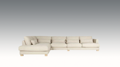 Brandon Set 4 LHF Luxury Sofa available at Hunters Furniture Derby