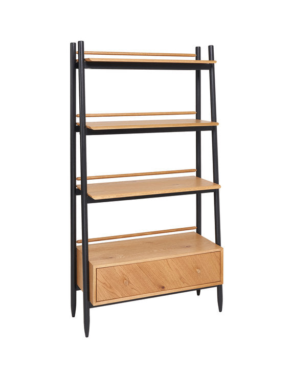 Ercol Monza Shelving Unit available at Hunters Furniture Derby