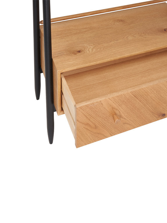 Ercol Monza Shelving Unit available at Hunters Furniture Derby