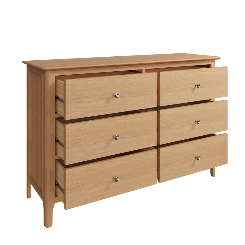 Tansley 6 Drawer Chest of Drawers available at Hunters Furniture Derby
