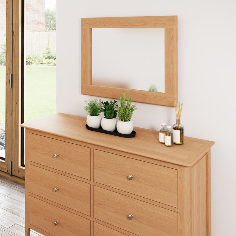 Tansley Small Wall Mirror available at Hunters Furniture Derby