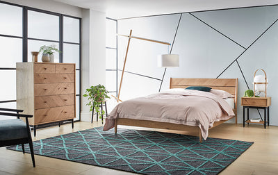 Ercol monza bedroom furniture collection available at Hunters Furniture Derby