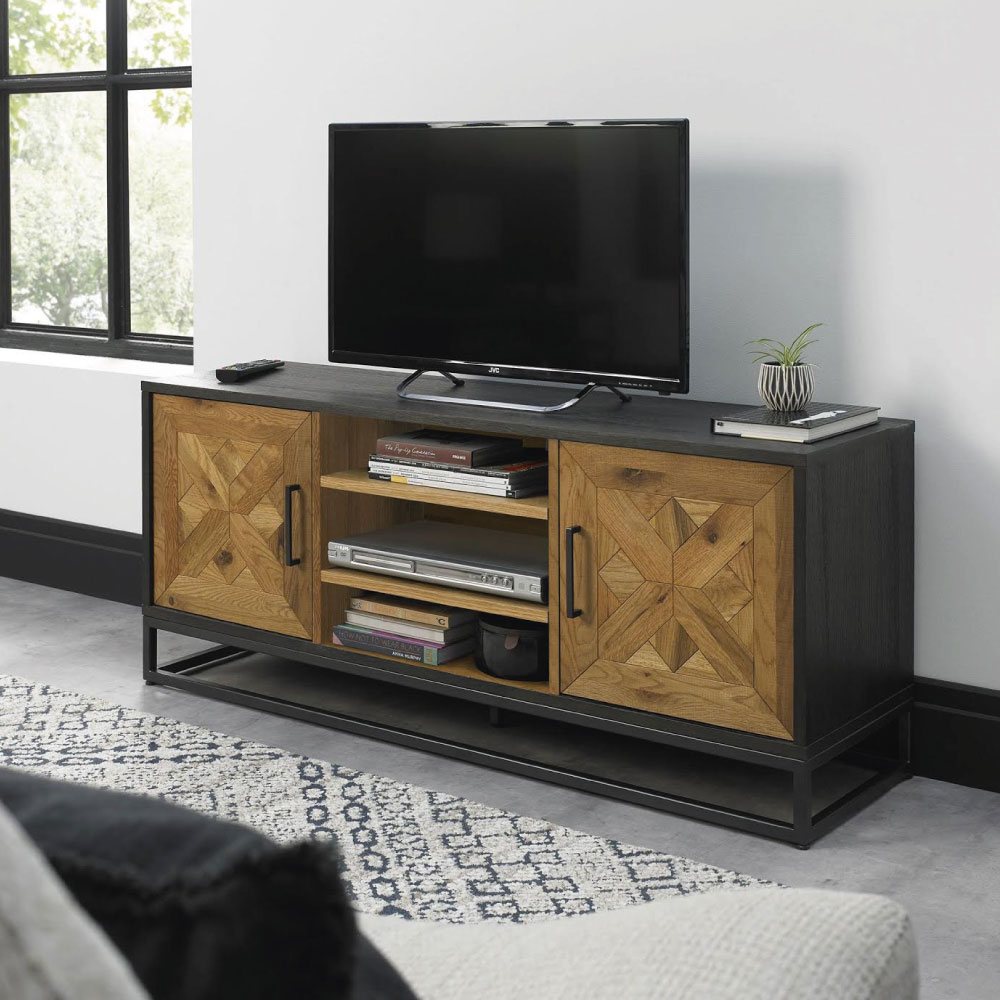 Contemporary TV cabinets available at Hunters Furniture Derby