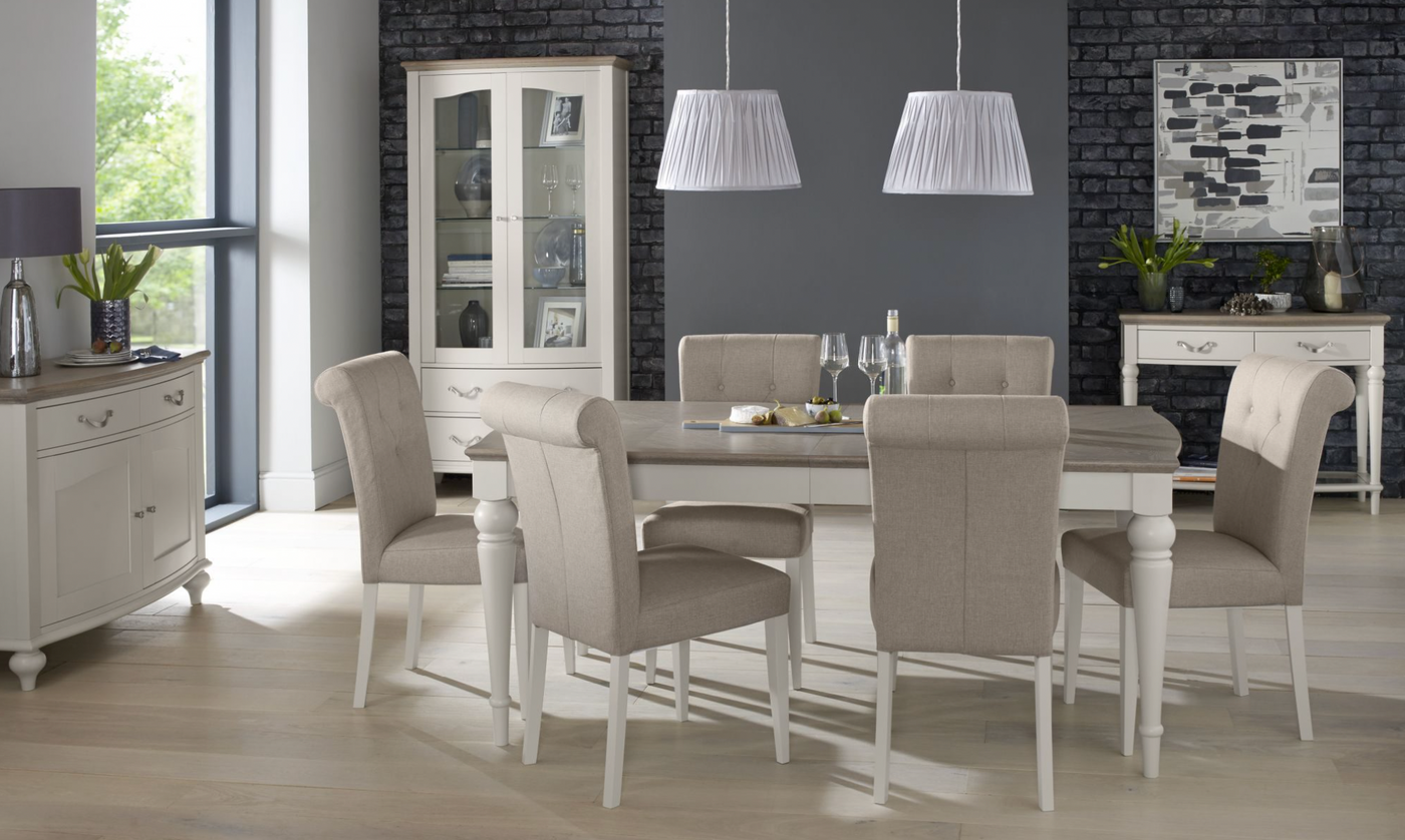 Cotswold dining table and furniture in a dining room setting