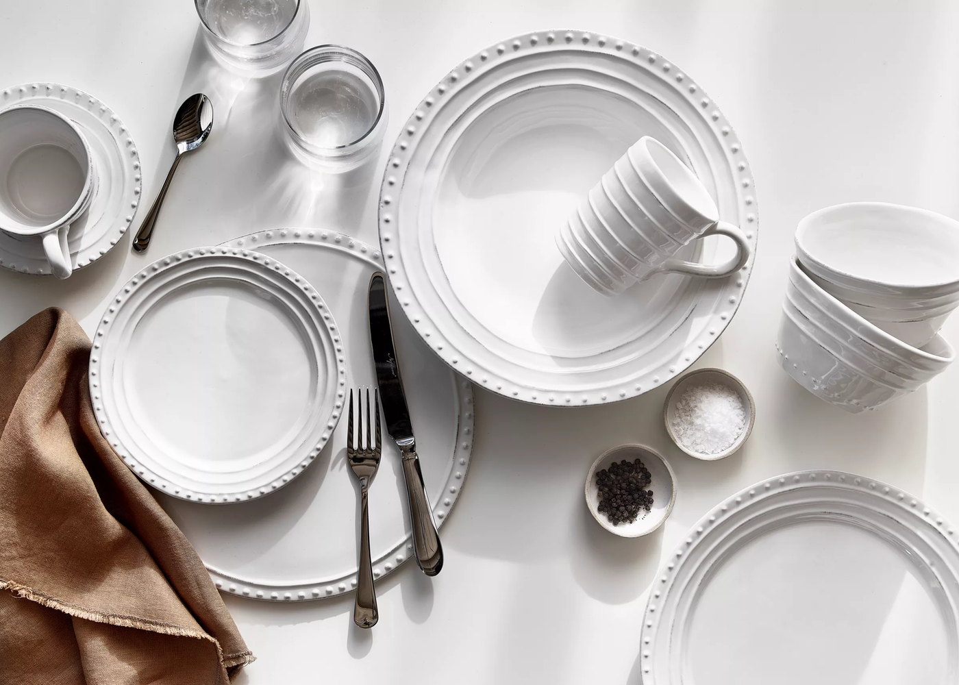 Neptune Tableware, available at Hunters Furniture Derby
