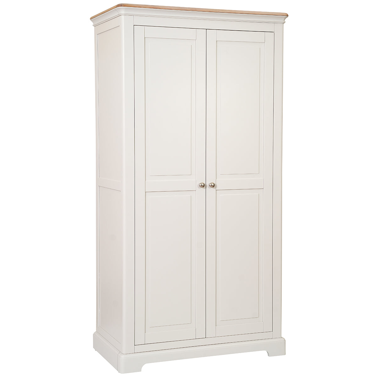 Cromford Painted All Hanging Double Wardrobe – Hunters Furniture