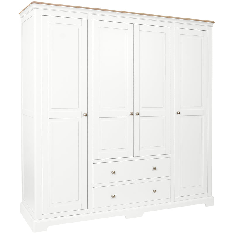 Cromford Painted Quad Wardrobe
