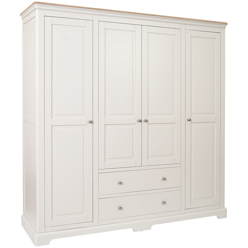 Cromford Painted Quad Wardrobe