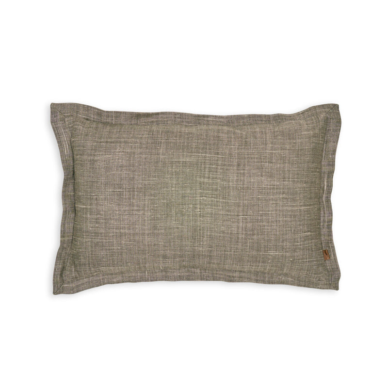 Neptune Beatrix Bolster Cushion, Harry Linen - Mortar