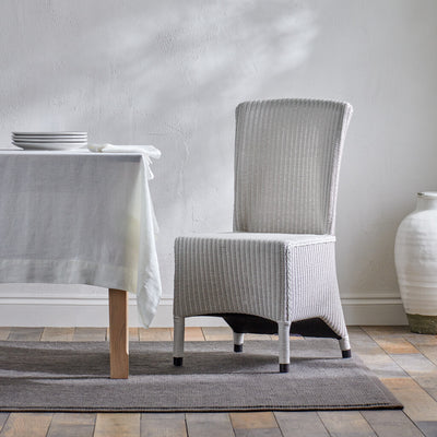 Medium Havana Lloyd Loom Chair in Silver Birch