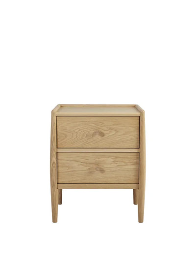 Winslow 2 Draw Bedside Table/Chest of Drawers available at Hunters Furniture Derby