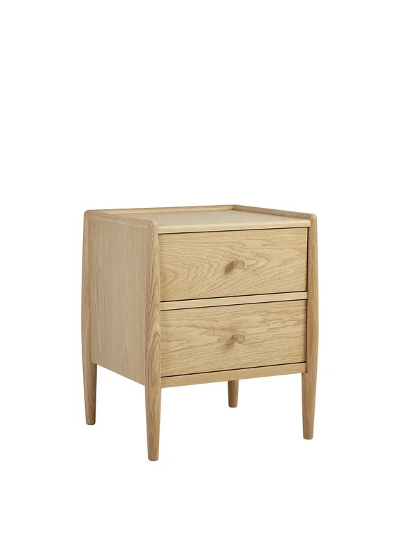 Winslow 2 Draw Bedside Table/Chest of Drawers available at Hunters Furniture Derby