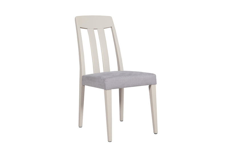 Evelyn Painted Slat Back Dining Chair available at Hunters Furniture Derby