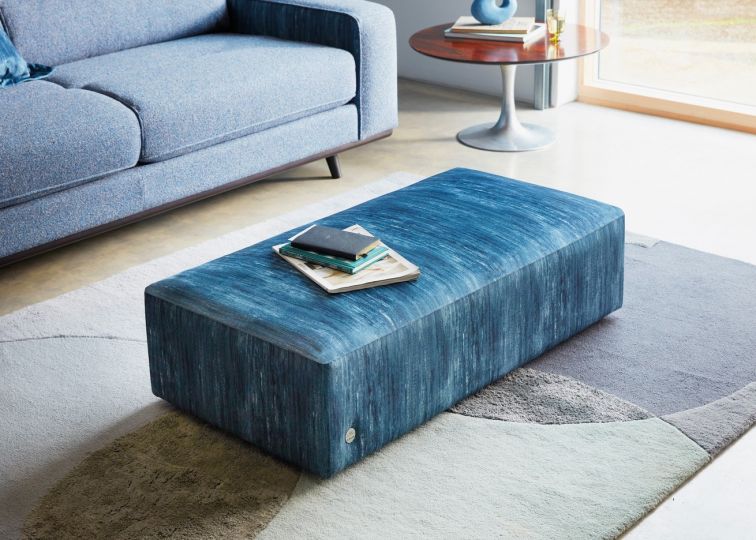 Nevill Oblong Stool available at Hunters Furniture Derby