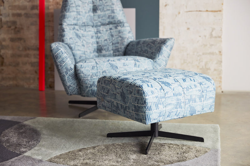 Jay Blades X G Plan Peabody Swivel Chair available at Hunters Furniture Derby