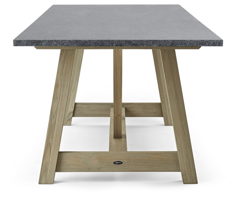Neptune Stanway 8 Seater Teak Garden Dining Table with Bluestone Grani ...