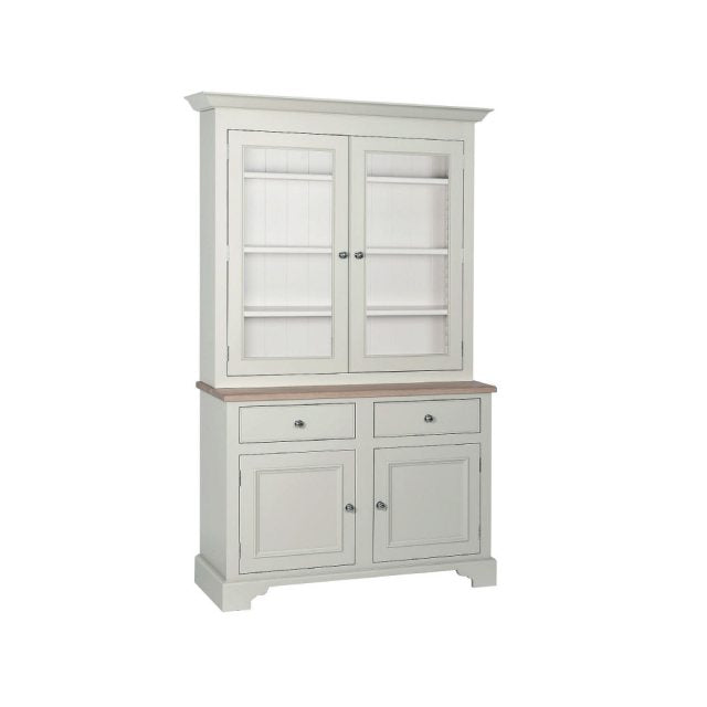 Neptune Chichester 4ft Glazed Rack Dresser | Hunters Furniture