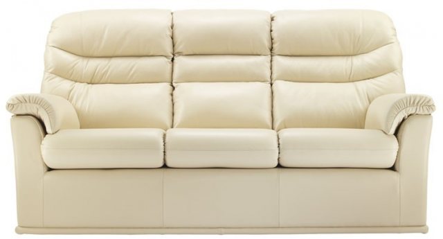 G Plan Malvern Leather 3 Seater Sofa
