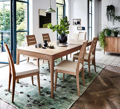 Ercol Romana Large Extending Dining Table available at Hunters Furniture Derby