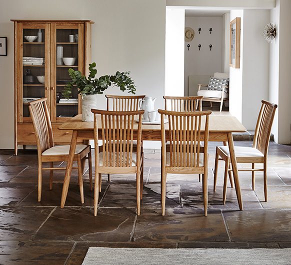 Ercol Teramo Medium Extending Dining Table available at Hunters Furniture Derby
