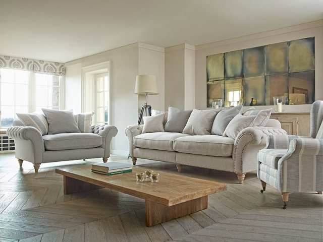 Elizabeth Grand Split Formal Back Sofa available at Hunters Furniture Derby