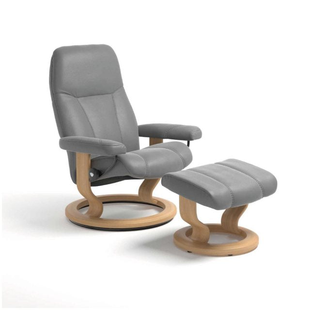 Stressless Consul Small Classic Chair | Hunters Furniture